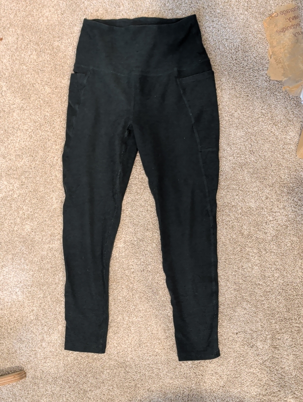 Beyond Yoga Black High-Waist Pocket Leggings